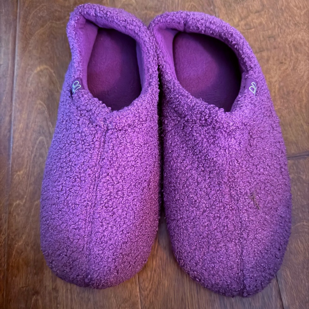 Ladies Curl Fur Loafer Slipper